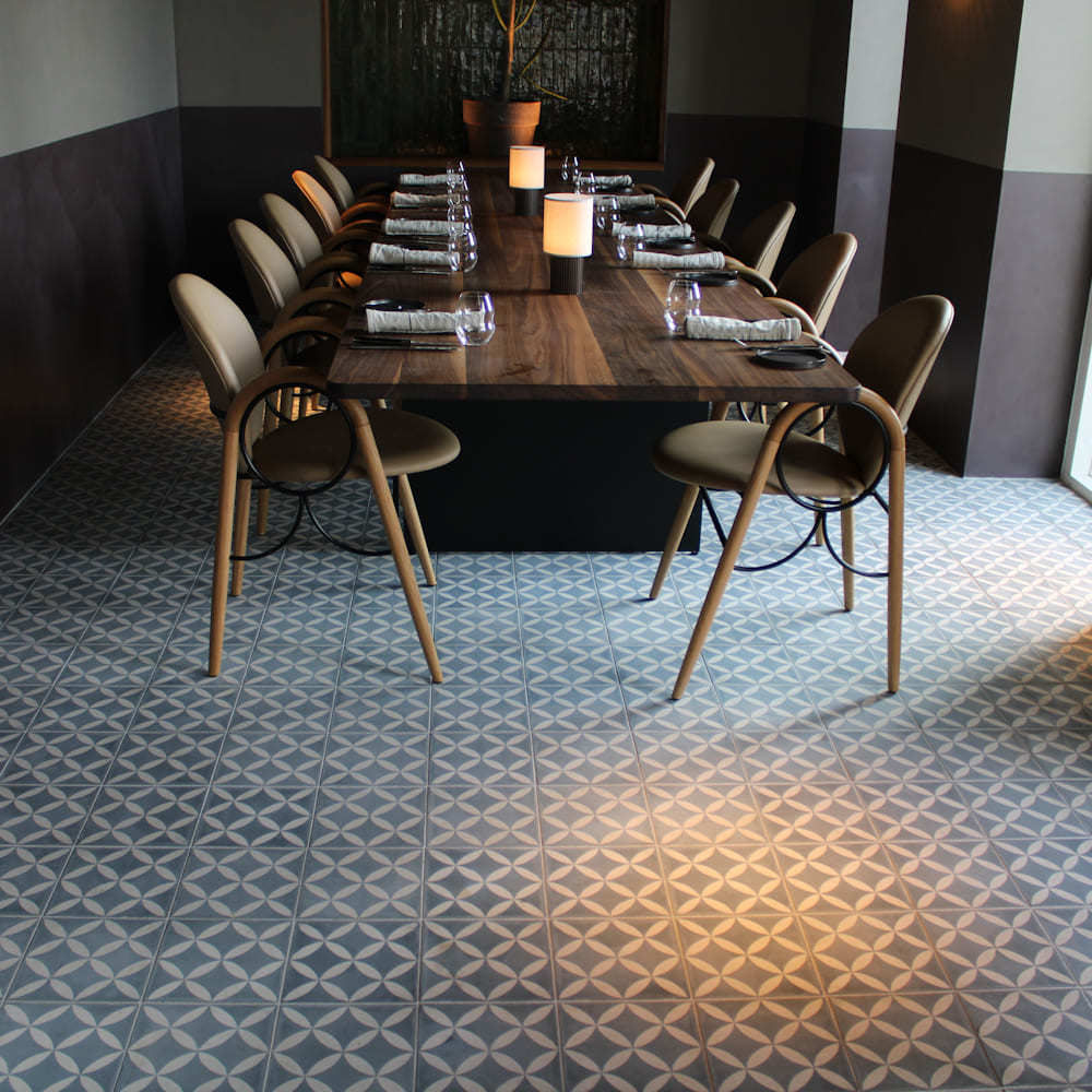 Unda Horsens, Villa Tiles, Villa Handmade, custom-made tiles, handmade tiles, handcrafted cement tiles, moroccan tiles, historic tiles, historic cement tiles