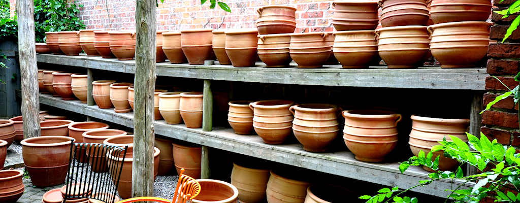 Terracotta krukker, Hånddrejede krukker, græske krukker, Middelhavs krukker, Marokkanske krukker